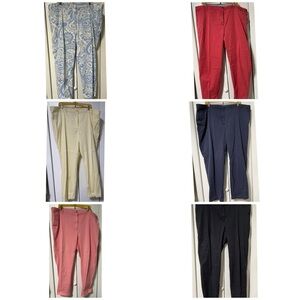 6 Talbots Women's Relaxed - Blue Floral, Red, Yellow, Pink, Navy, Black